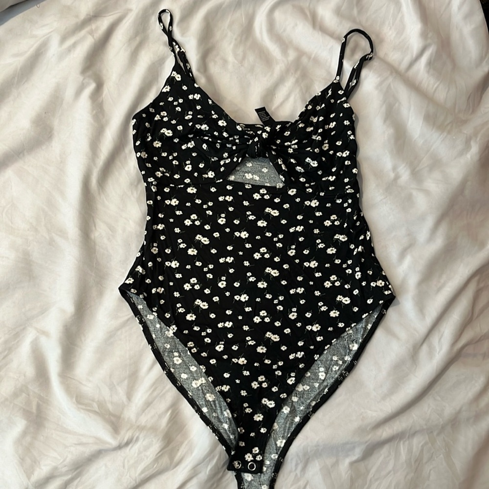 Forever21 floral bodysuit